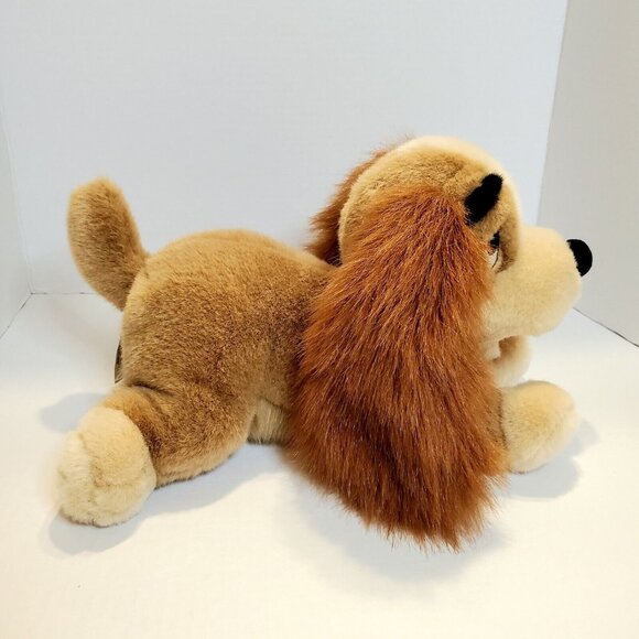 Disney Lady Plush Dog Stuffed Animal 12" Cocker Spaniel Long Ears Soft Cuddly To - Picture 3 of 12